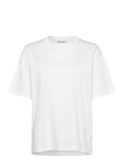 Organic Basics True Boxy Tee   White   XL
