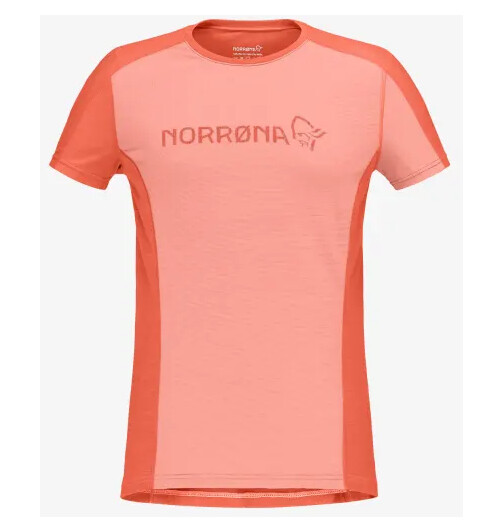 Norr?na Women's Falketind Equaliser Merino T-Shirt Oransje M Woman