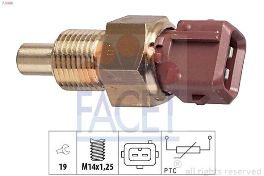 Sensor, motortemperatur FACET 7.3308