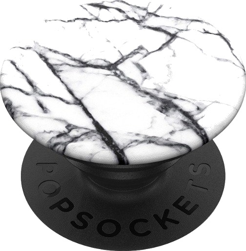 POPSOCKETS PopGrip Dove White Marble Avtagbart Grep med Stativfunksjon