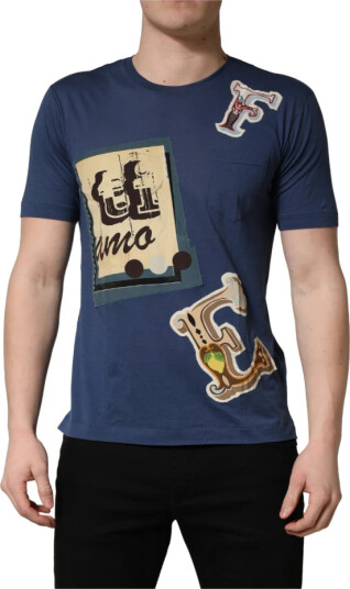 Dolce & Gabbana Herre Topper Blå S,