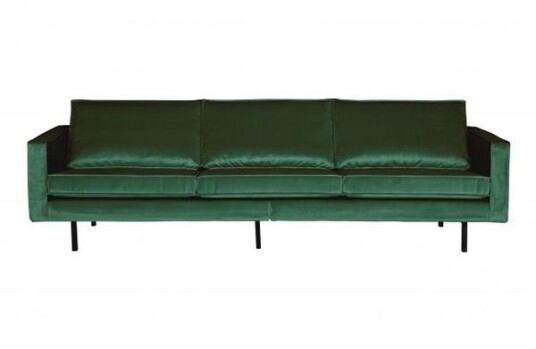 BePureHome Rodeo 3-seters Sofa m/velur - Green forest