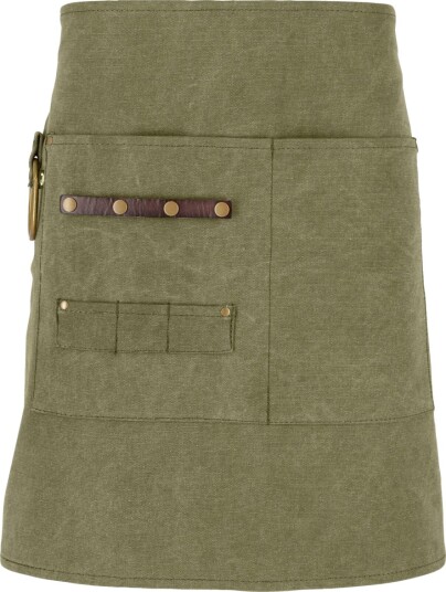 JOBELINE Midjeforkle Canvas 50x65 cm (LxB); 50x65 cm (LxB); Oliven