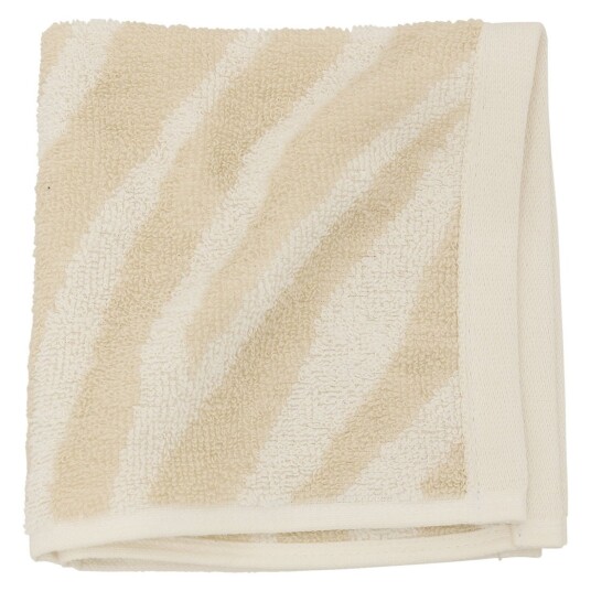 Håndkle Zebra 30x30 Offwhite beige