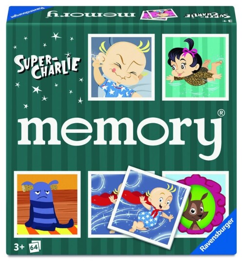 Ravensburger Super Charlie Memory Minne Spill for Barn 3+ Ravensburger Super Charlie Memory Minne Spill for Barn 3+
