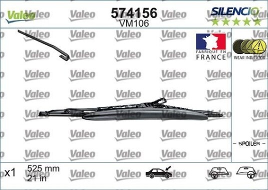 Viskerblad VALEO 574156 Viskerblad VALEO 574156