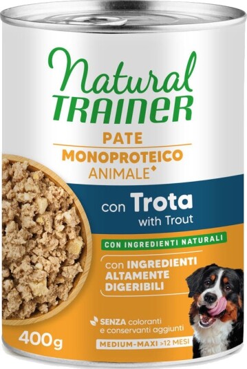 Natural Trainer Våtfôr Adult Sensitive No Gluten Ørret Og Fullkornsfrøblandinger 12 X 400 G 12 X 400 G Natural Trainer Våtfôr Adult Sensitive No Gluten Ørret Og Fullkornsfrøblandinger 12 X 400 G 12 X 400 G