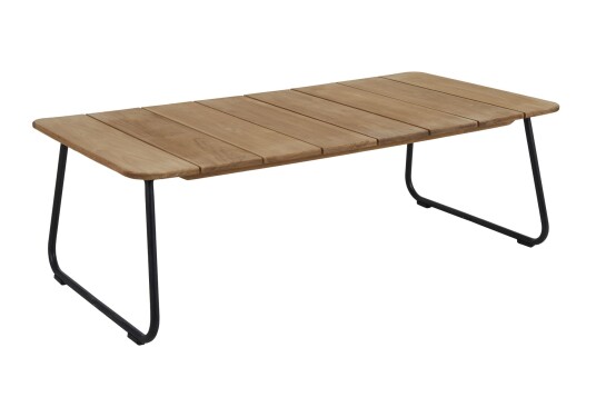 Brafab Nolli salongbord Teak/svart 140 x 70 cm Natur