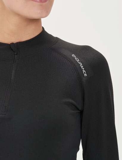 Endurance Halen W Seamless Midlayer - Black - XXS/XS Endurance Halen W Seamless Midlayer - Black - XXS/XS