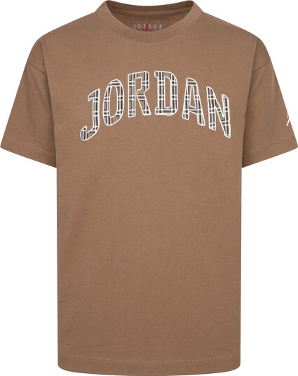 Jordan T skjorte Archaeo Brown m. Trykk Jordan 13 15 år 158 170 T skjorte Brun