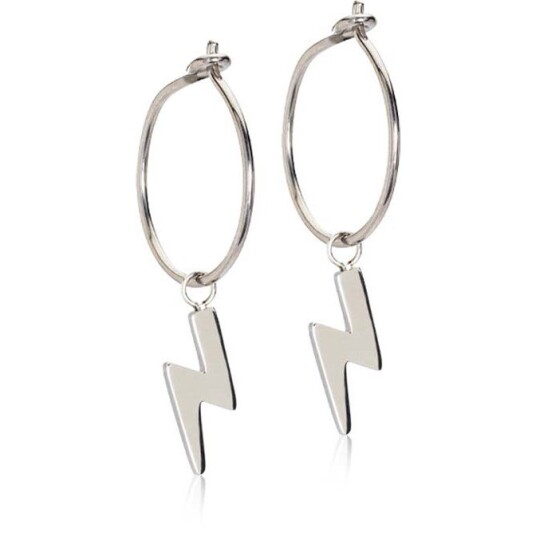 Blomdahl Natural Titanium Ear Ring 14 mm Penda Flash 11 mm