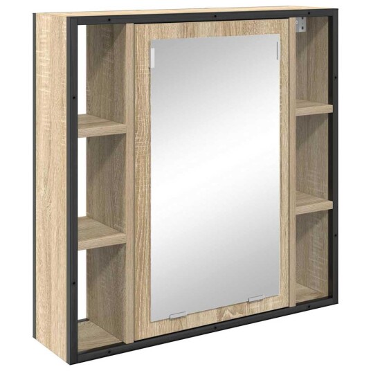 Baderomsinnredningssett med hylle 2 pcs Brun 60 x 30 x 60 cm Baderomsinnredningssett med hylle 2 pcs Brun 60 x 30 x 60 cm