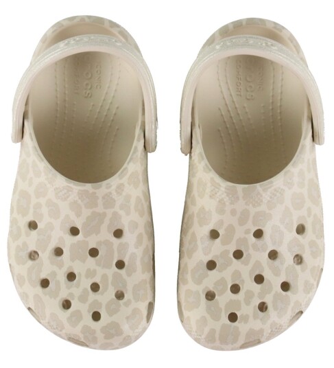 Crocs Classic+ Sandaler Animal Glitter Tresko K Mandelfarget Crocs 37/38 Sandals Beige 37 38