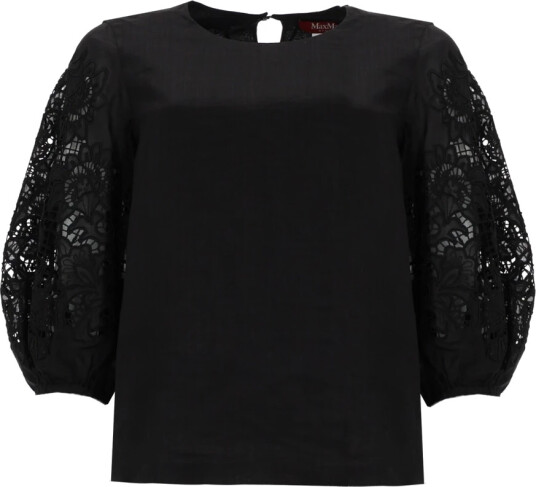Max Mara Studio Dame Topper Svart XS, Max Mara Studio Dame Topper Svart XS,