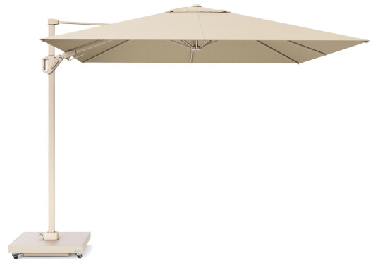 Platinum Sun & Shade Challenger T² parasoll Sandstone/champagne exkl. parasollfot 3 x 3 m Beige