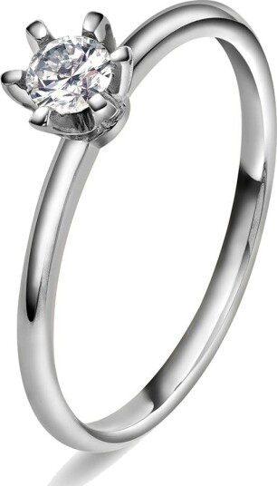 Vida By Pan Jewelry Vida ring i gull med dia 0,25 ct TWSI størrelse Vida ring i gull med dia 0,25 ct TWSI 50