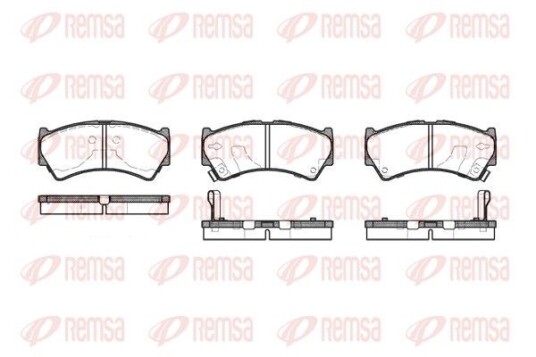 Bremseklosser REMSA 0592.52