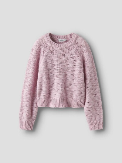 Name It Tiksina Long Sleeve Short Knit Rosa 158/164