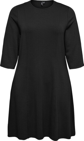 Vero Moda Curve Kjole vmcali 3/4 Short Dress Jrs Cur Svart Vero Moda Curve Kjole vmcali 3/4 Short Dress Jrs Cur Svart