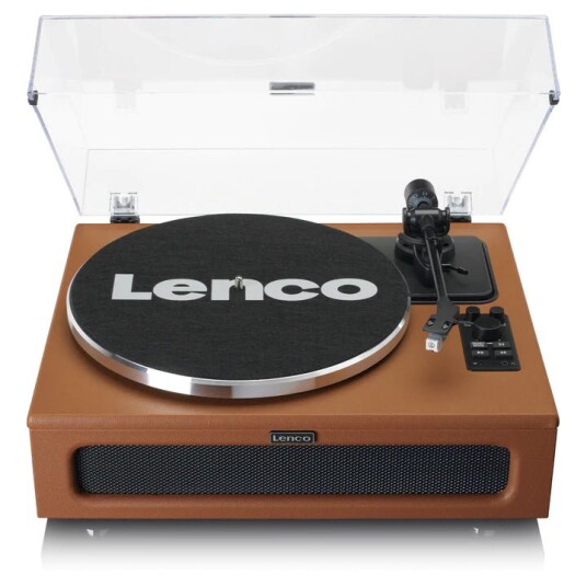 Lenco LS-430 Bluetooth Platespiller Brun med Støvdeksel Lenco LS-430 Bluetooth Platespiller Brun med Støvdeksel