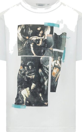 Off White Herre Topper Hvit XL,