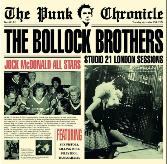 The Bollock Brothers 21 Studio Sessions CD