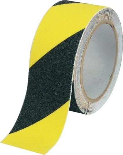 Sklihemmende Tape Conrad Components Sugo Sort/Gul 9 M X 50 Mm 1 Rull