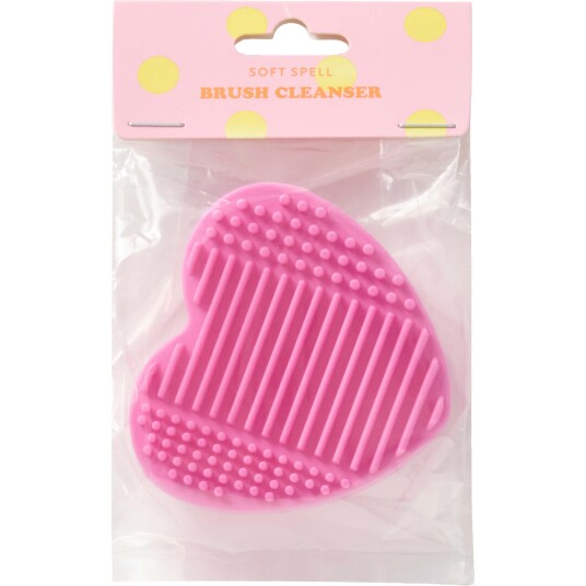 Soft Spell Brush Cleanser – Heart-Shaped Cleaning Pad Soft Spell Brush Cleanser – Heart-Shaped Cleaning Pad