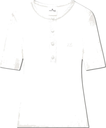 Courrèges Dame Topper Hvit S,
