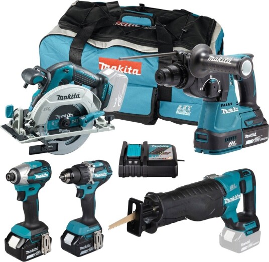 Makita Maskinsett 18 v DLX5112TX1