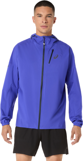 Asics Men's Fujitrail Elite Waterproof Jacket Cobalt Burst/Midnight XL Asics Men's Fujitrail Elite Waterproof Jacket Cobalt Burst/Midnight XL