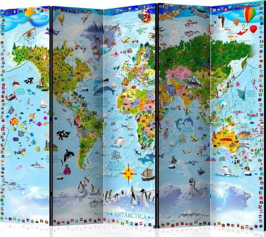 Romdeler World Map For Kids 225x172 - Artgeist sp. z o. o.
