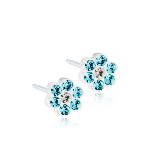 Blomdahl Medical Plastic Daisy 5mm Aquamarine