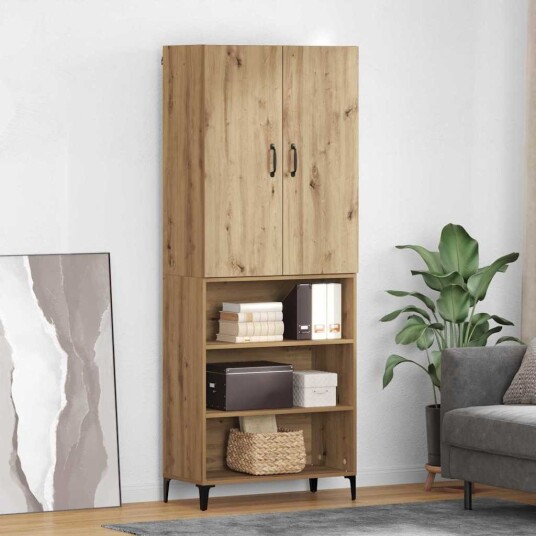 Høyskap Artisan Eik 69,5 x 34 x 180 cm Konstruert tre
