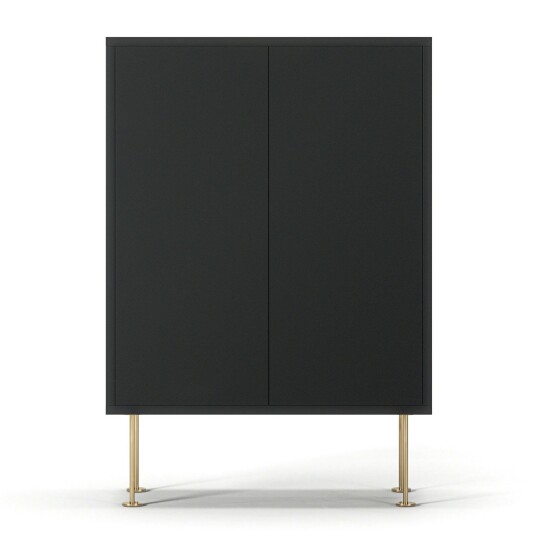 Decotique Vogue 64 Skap / Messing Skap og vitrineskap Malt Mdf Antrasitt 132570