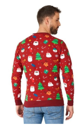 Boland Traciks Opposuits Festivity Red Julebluse OPSM-1012-XL
