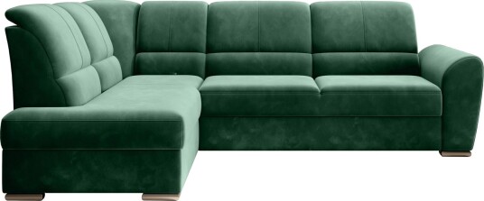 Sajmon Sovesofa m. Sjeselong 3 seter Mørkegrønn