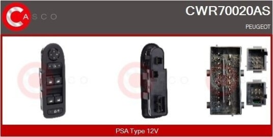 Bryter, vindusheis CASCO CWR70020AS