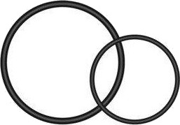Garmin 010 10644 13 2 Stykker Use These Elastic Bands With Your Varia Universal Seat Post Quarter Turn Mount To Attach Your...