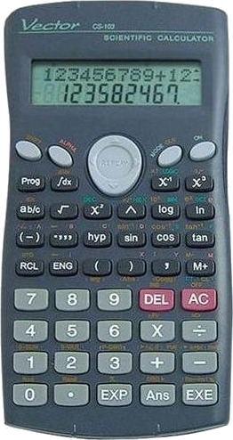 Casio Kalkulatory Vector Kav Cs-103 Vektor-/Vitenskapelig Kalkulator