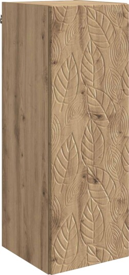 vidaXL Vegghengt skap Artisan eik 33 x 34,5 x 90 cm Konstruert tre
