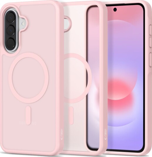 Tech Protect Magmat Mobildeksel MagSafe til Samsung Galaxy A36/A56/A37 5G Rosa Matt