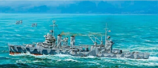 Trumpeter 1/700 USS Tuscaloosa CA-37