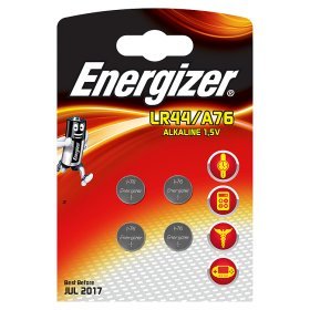 Energizer Lr44/A76 Engangsbatteri Til Specielle Formal 4 Stk.