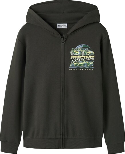 Name It Cardigan Svette NkmVoltinus Peat/Racing Name It 11 12 år (146 152) Cardigan Armygrønn Brun