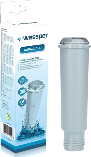 Wessper Aquaclaro Vannfilter Til Kaffemaskiner/Espresso Aeg Bosch Krups Neff Siemens På Skrue