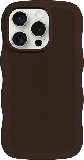 Holdit Wavy Case iPhone15 Pro Max CHOCOLATE
