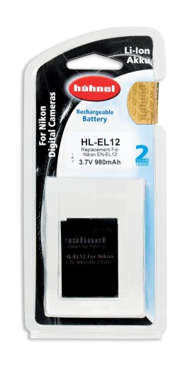 Hähnel HL-EL12 Batteri til Nikon Kamera 900mAh Erstatning for EN-EL12