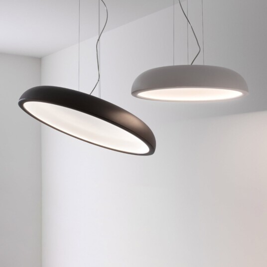 Pendellampe Stilnovo Reflexio dimmbar Hvit Stue Metall Design 9.4 Hvit