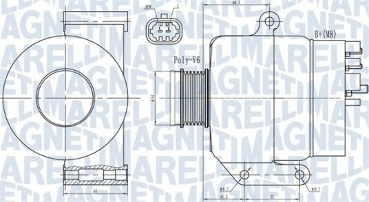 Dynamo MAGNETI MARELLI 063731987010